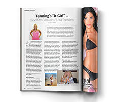Tanning's It Girl - Devoted Creations' Lisa Parsons